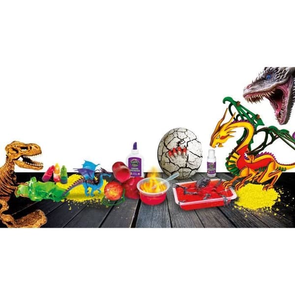 Crazy Science - kreativa hobbies - Drakar och dinosaurier att bygga - LISCIANI