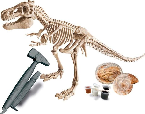 Vetenskapligt experiment - fysik-kemi experiment Clementoni - 59311 - Clemen Ausgrabungs-Set T-Rex - Fossil Mo
