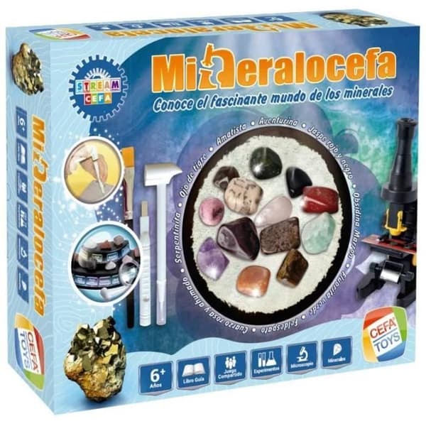 CEFA TOYS - Game Mineralocefa Know the Fastint World of Minernes, Multicolored () - 21841