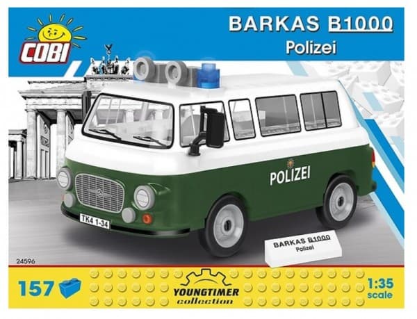 Cobi Youngtimer Barkas B1000 Polizei (24596)