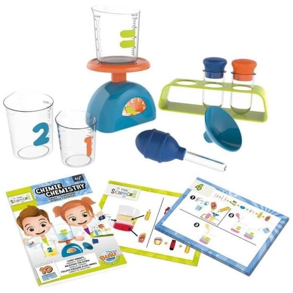 Vetenskapligt experiment - BUKI FRANKRIKE - Mini Sciences Kemi - 10 experiment - Blandat