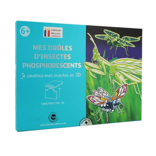 Kreativkit - Insekter att montera - 3D-konstruktion - Från 6 år