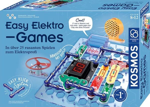 Vetenskapligt experiment - fysik-kemi experiment Kosmos - 620998 - Easy Elektro - Elektroniska spel