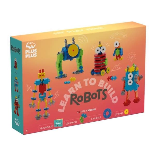 PLUS PLUS byggspel - Robots discovery kit 250 st - Flerfärgad