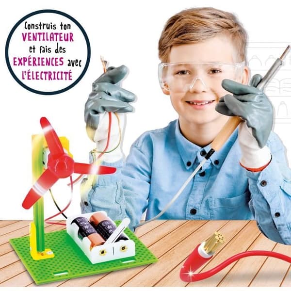 Upptäck elektricitet - Vetenskapskit - JAG ÄR ETT GENI POCKET - Säkra komponenter