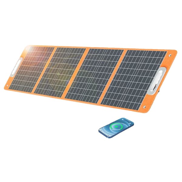 Solcelleoplader, 100W, DC Type-c/QC30 Output