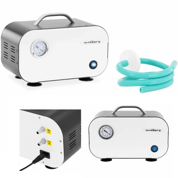 Laboratorio tyhjiöpumppu painemittarilla, öljytön, 30 l/min, 50 W