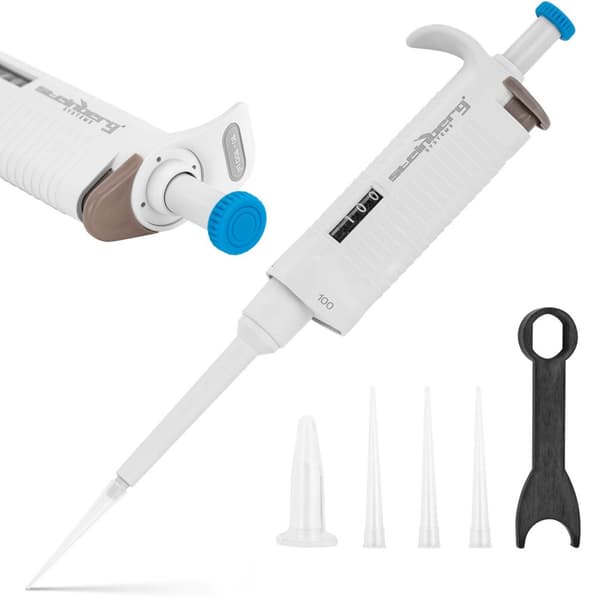 Enkeltkanals laboratoriepipette 0,01-0,1 ml