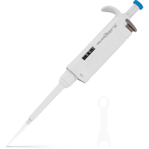 Enkeltkanals laboratoriepipette 0,005-0,05 ml
