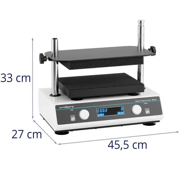 Laboratoriosekoitin vortex LCD 500 - 3000 rpm 100 W