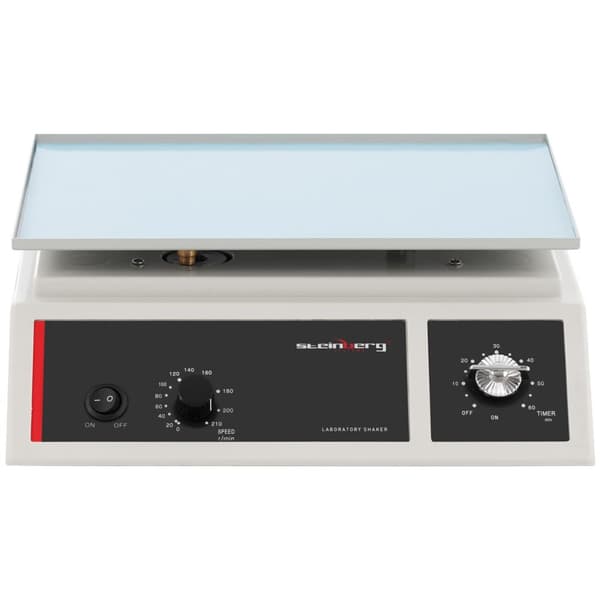 Laboratorion orbitaalialustan ravistin koeputkille 0 - 210 rpm