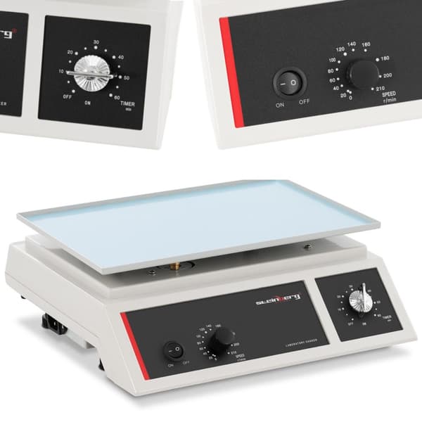 Laboratorie orbital platform shaker til reagensglas 0 - 210 rpm