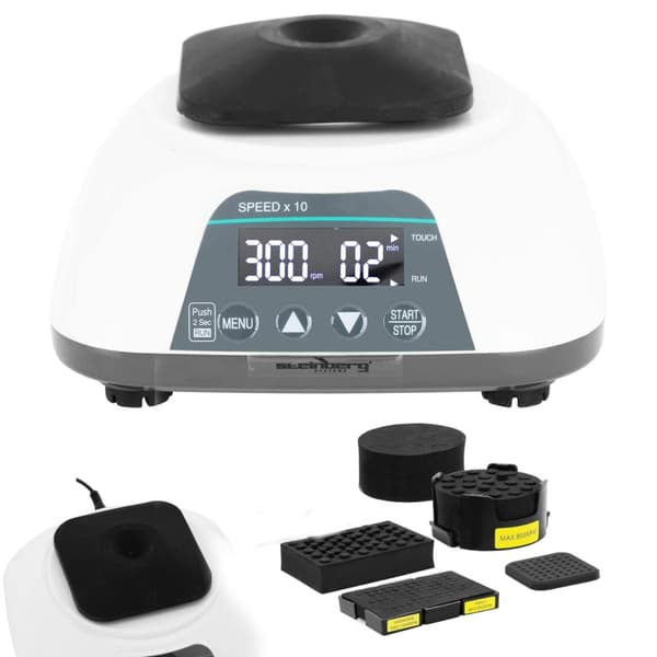 Laboratoriopyörresentrifugiravistelija 7 moduulia 20 W 3000 rpm