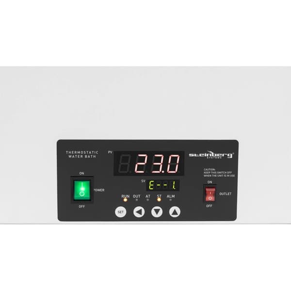 Laboratorievandbad, 6 pladser, 5-100C, 22,5 l