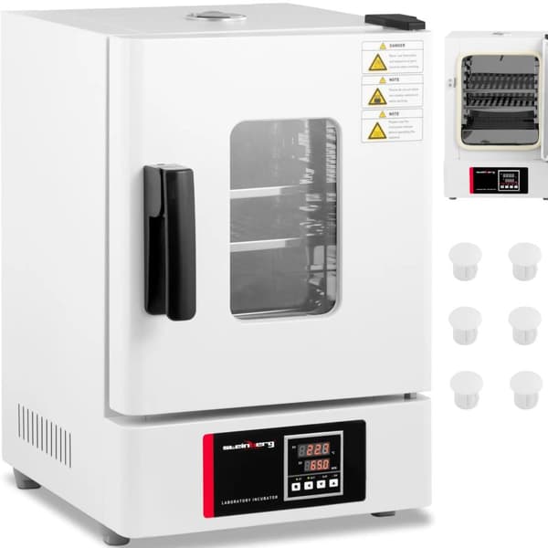 Laboratoriokubaattori mikrobiologinen hautomo LED 18l 200W