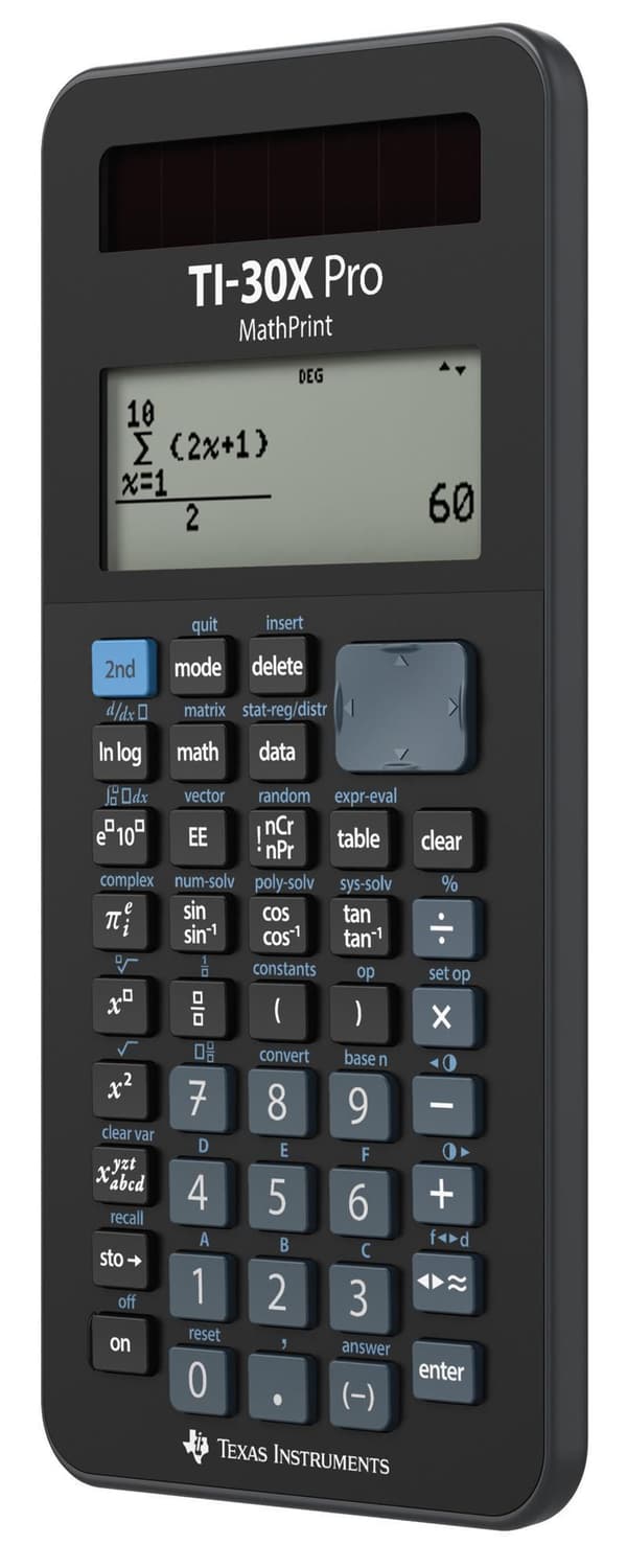 Teknisk räknare TEXAS TI-30X Pro Math