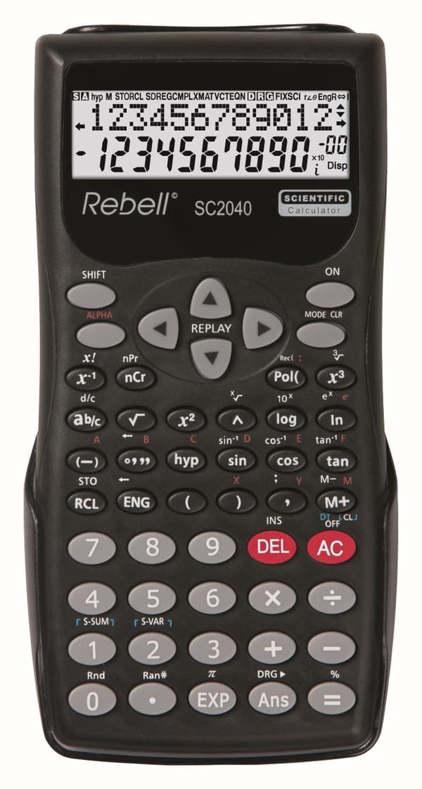Calculator Scientific Rebell SC2040 Svart