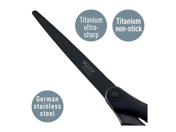Leitz Titanium Quality - Saks - papir, tøy - 180 mm