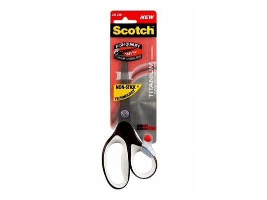 Scotch 1468TMX, Voksen, Rett kutt, Single/enkelt, Sort, Rustfritt stål, Hvit, Rustfritt stål, Universell
