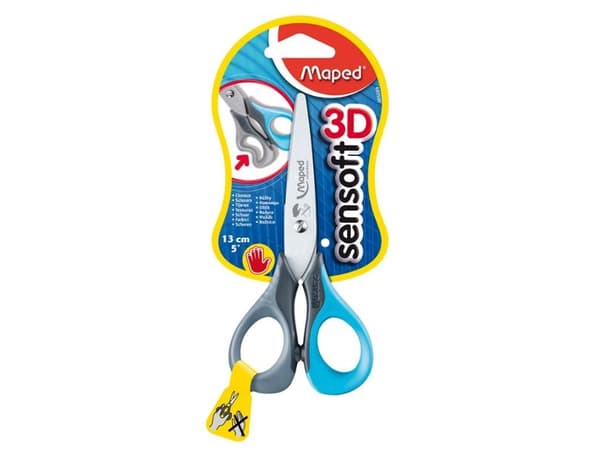 Maped 693500, Barn, Rett kutt, Single/enkelt, Flerfarget, Oransje, Stål, Kunsthåndverk saks