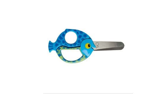 Fiskars Kids Animal Scissors - Fish - Sax - 130 mm