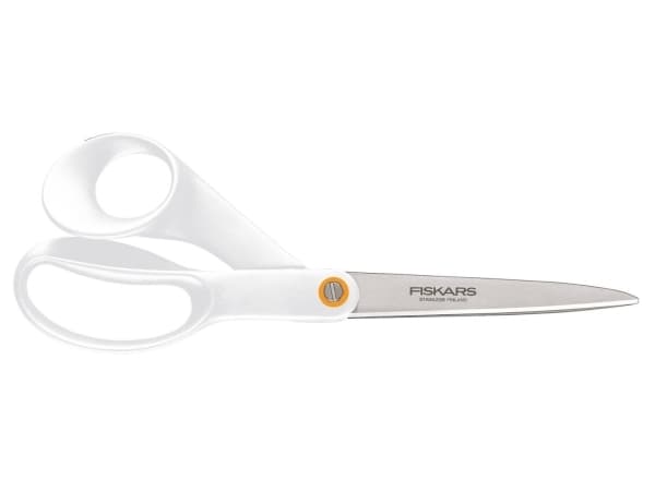 FISKARS UNIVERSALSAKS 21cm HVIT