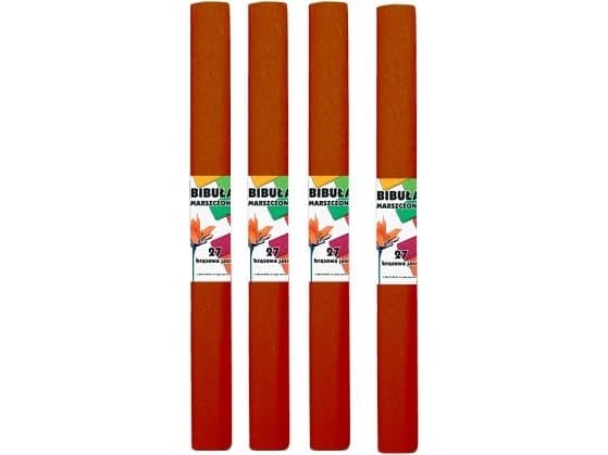 Starpak Bibuła marszczona 50x200cm brązowa jasna 10szt.
