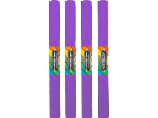 Starpak Bibuła marszczona 50x200cm purpurowa 10szt.