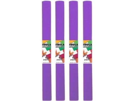 Starpak Bibuła marszczona 50x200cm purpurowa 10szt.