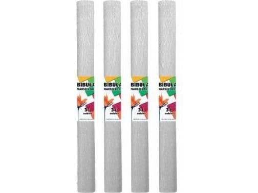 Starpak Rynket silkepapir 50x200cm sølv 10stk.