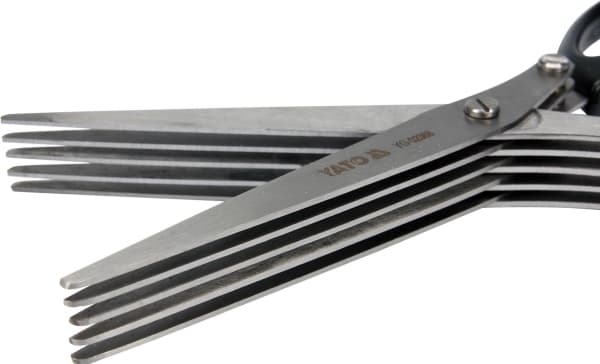Yato flerblads kjøkkensaks for urter 80 mm (YG-02368)