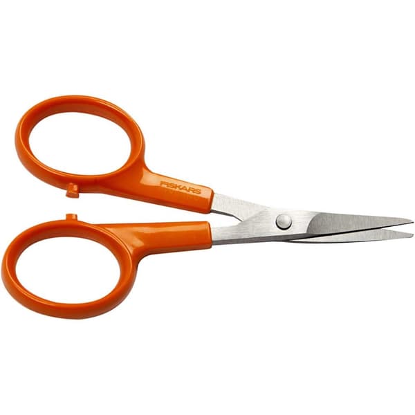 Fiskars Classic Detaljsax - L: 10 cm - Rundad spets