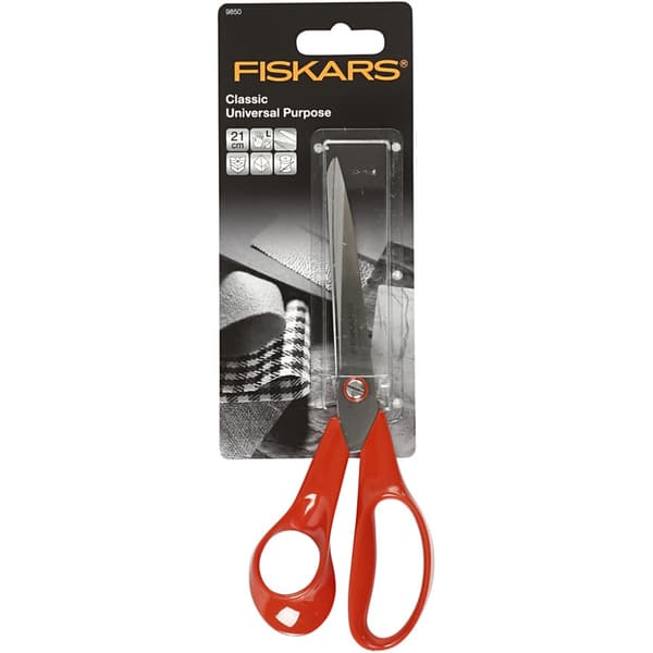 Fiskars Classic universalsax - L: 21 cm - Vänstersax
