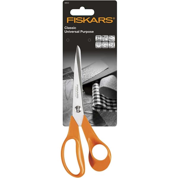 Fiskars Classic universalsax - L: 21 cm - Högersax