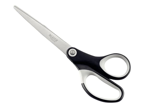 Leitz 54166095, Suora leikkuu, Yksi, Musta, Hopea, Ruostumaton teräs, Toimistosakset, Titaani
