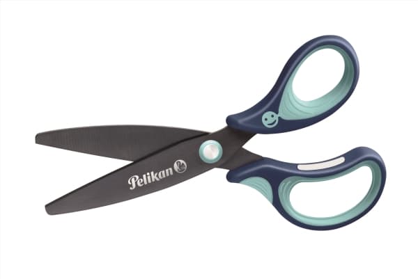 Pelikan SC1RB, Barn, Rett kutt, Sett, Blå, Kunsthåndverk saks, Høyrehendt