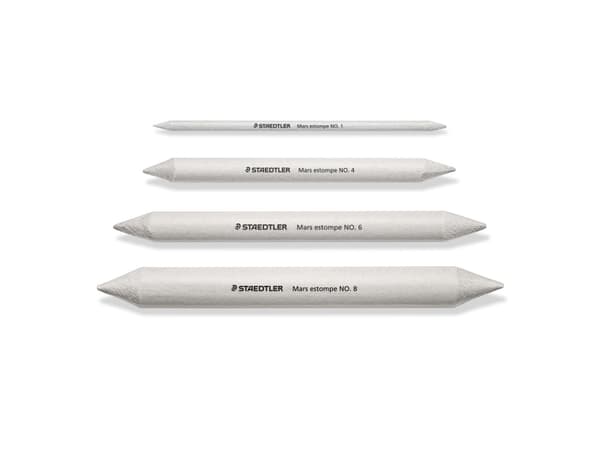 Staedtler 5426-S BK4, Hvit, Rund, Pappeske, 4 stykker