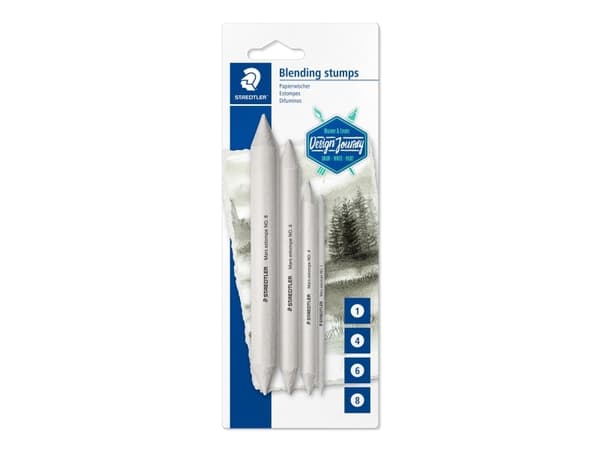 Staedtler 5426-S BK4, Hvit, Rund, Pappeske, 4 stykker