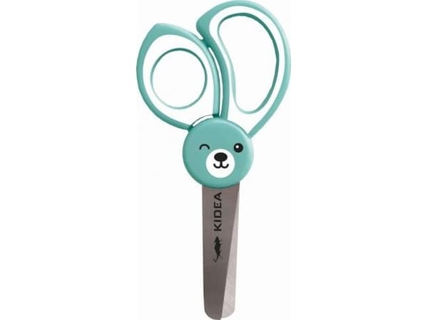 Kidea Scissors with a teddy bear figurine