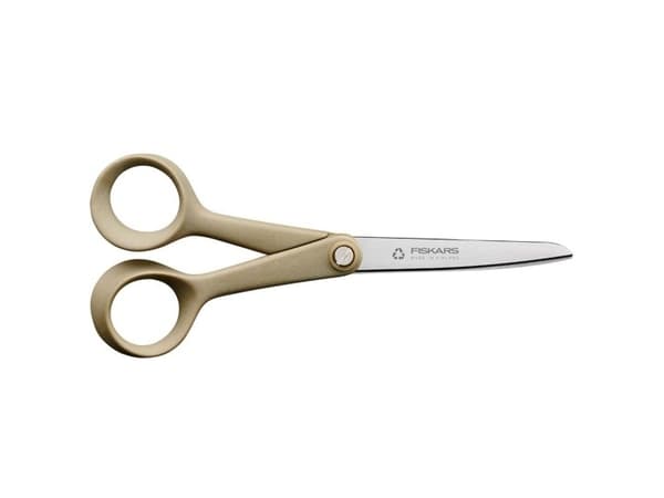 Fiskars ReNew, Voksen, Lige snit, Enkelt, Beige, Rustfrit stål, Rustfrit stål, Universel