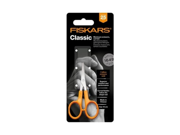 Fiskarsin kaarevat kynsisakset 10cm - 1000813
