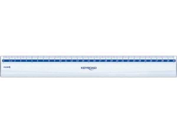Keyroad KEYROAD plastlinjal, 30 cm, anheng, gjennomsiktig