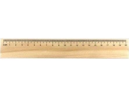 Promised Land Ekologisk 20 cm linjal av furu