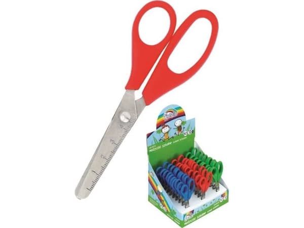 KW Trade Scissors Fiorello 5.25 GR-1502 - 13 cm with a ruler