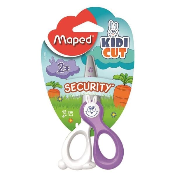 MAPED Kidicut Säkerhetssax 12 cm - Slumptäckfärg