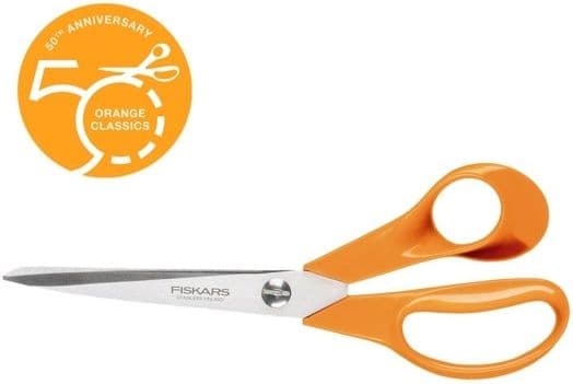 Fiskars Classic - General Purpose - Saks - papir, tøy, laminert materiale - 210 mm
