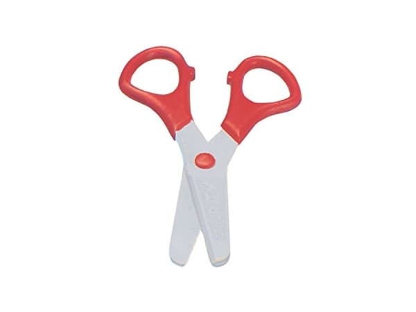 Wedo 74 72, Barn, Rett kutt, Single/enkelt, Rød, Rett håndgrep, Blunt tips