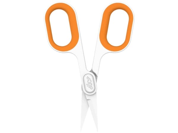 Slice 10546 Universalsaks Venstrehåndede, Højrehåndede 132 mm Orange, Hvid
