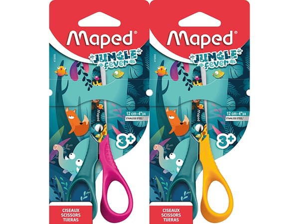 Maped Jungle Fever, Barn, Rett kutt, Sett, Assorterte farger, 3 år, 12 cm