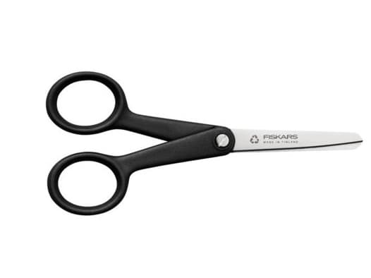 Fiskars 1074542, Voksen, Rett kutt, Single/enkelt, Sort, Rustfritt stål, Rustfritt stål, Universell